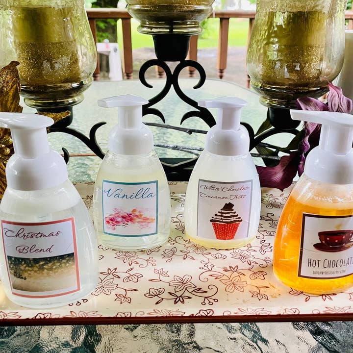 LuvinbyJessica.etsy.com - Wholesale Hand Soap/Wash - Christmas Foaming Hand Soap with Natural Castile Oil4