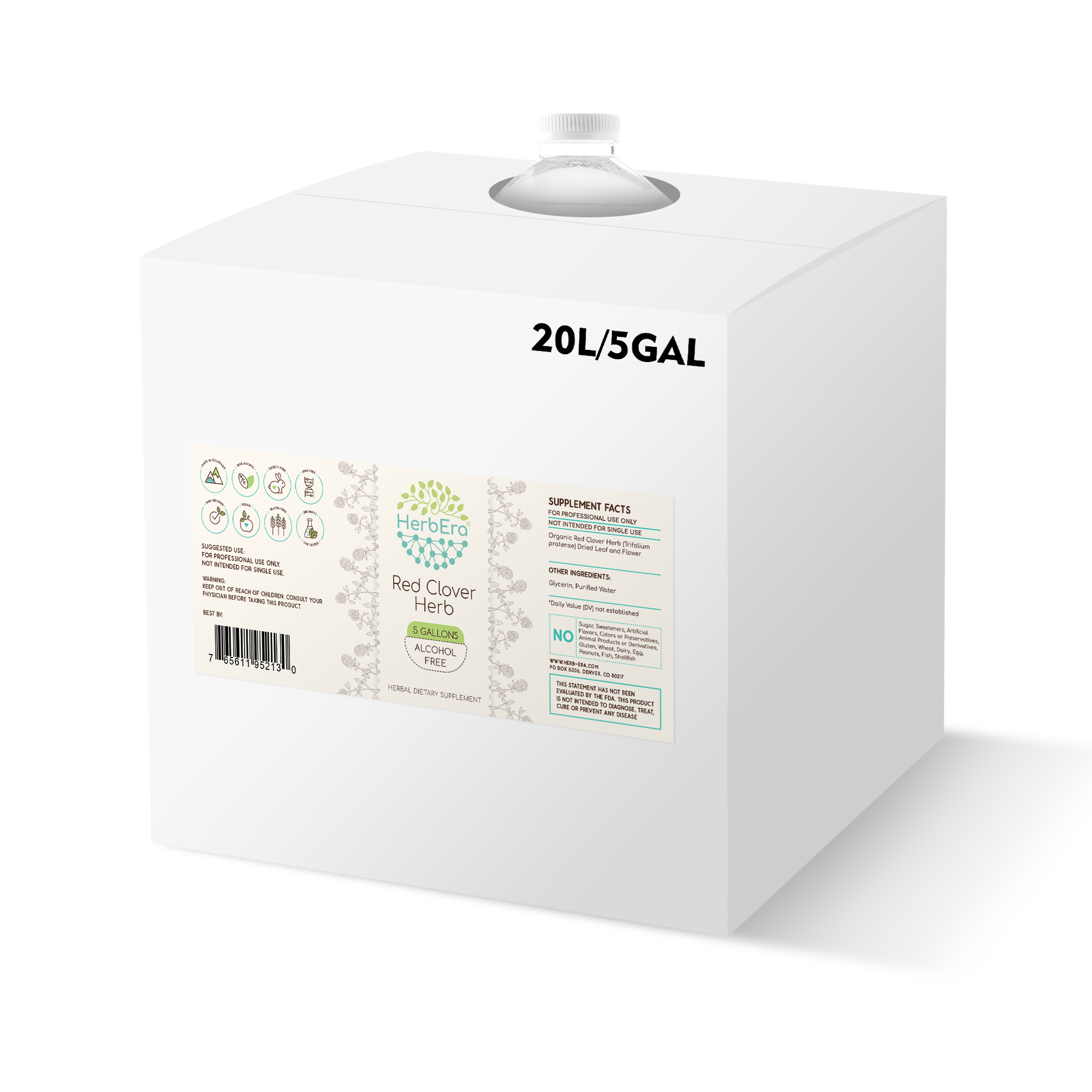 HerbEra - Wholesale Tincture - Red Clover Herb Tincture6