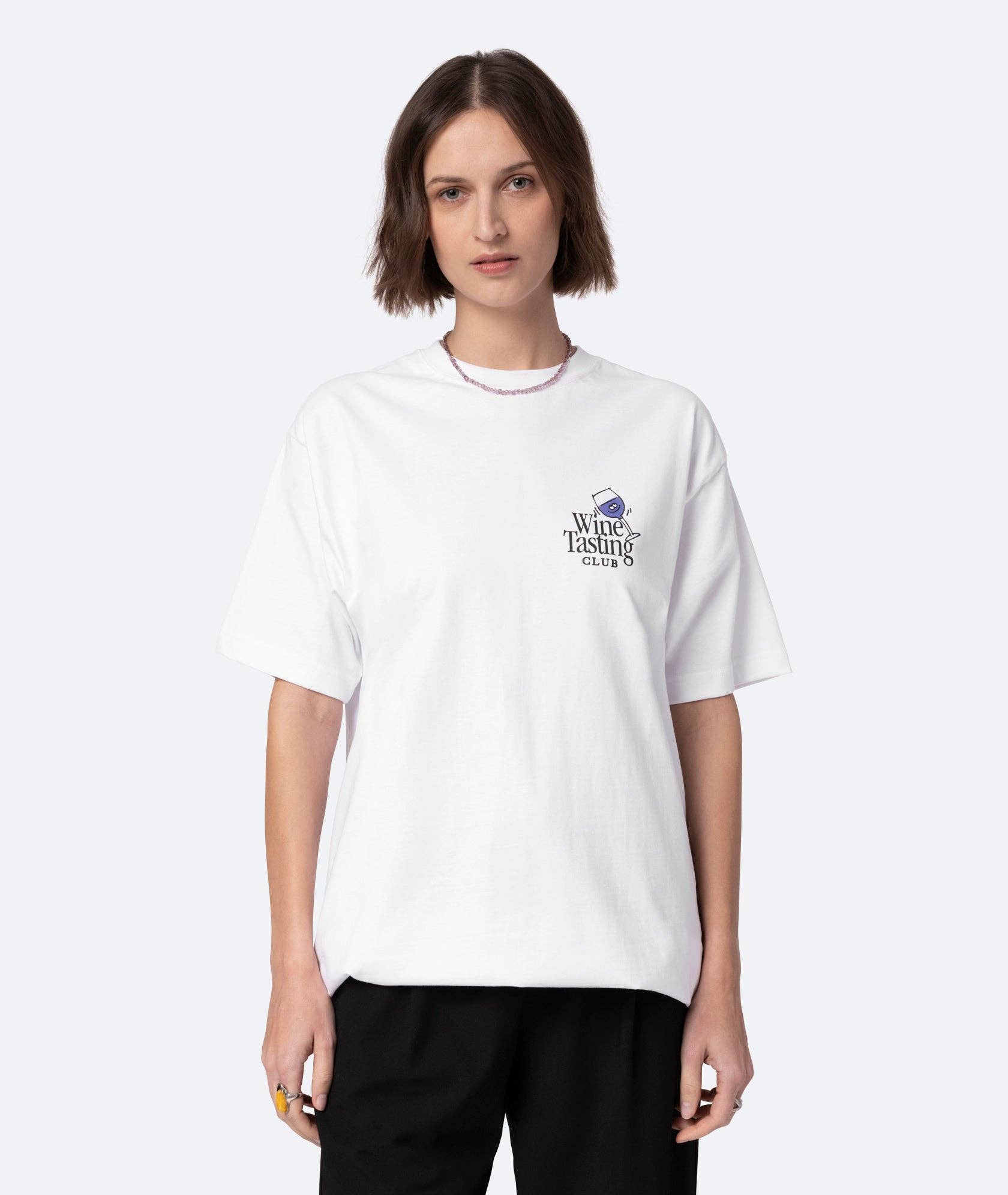Wine Tasting T-Shirt - White for wholesale on Faire8
