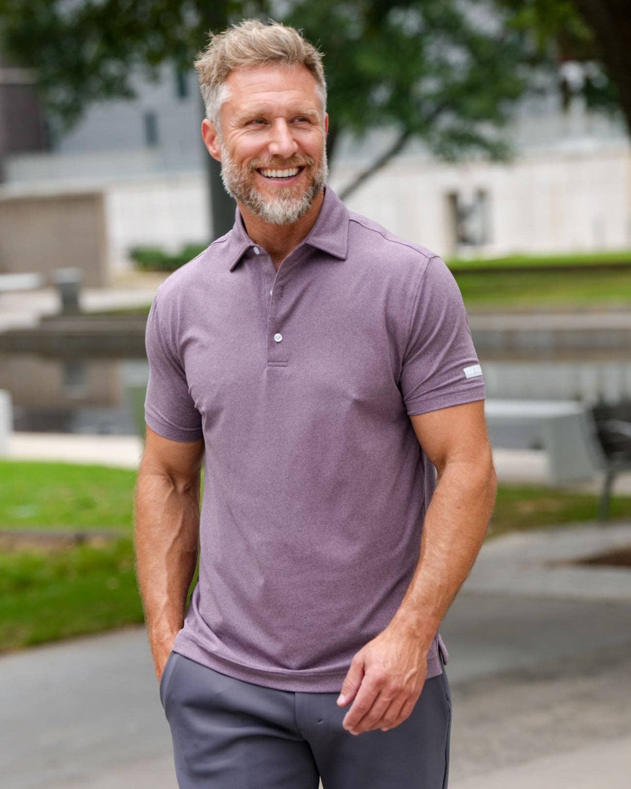 USA Palm - Wholesale Polo - Men's - Heathered Polo65
