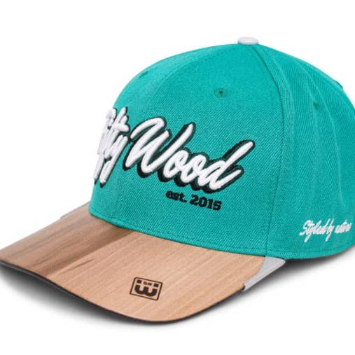 Surfin California Snapback pour la vente par Fifty Wood
