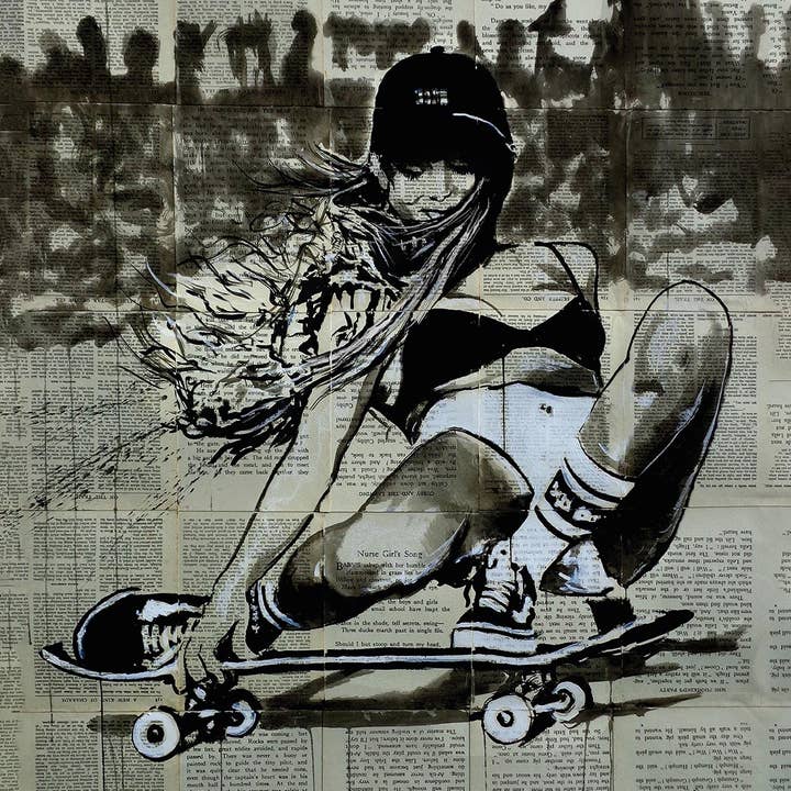 Loui Jover (Living It) Canvas for wholesale by The Art Group