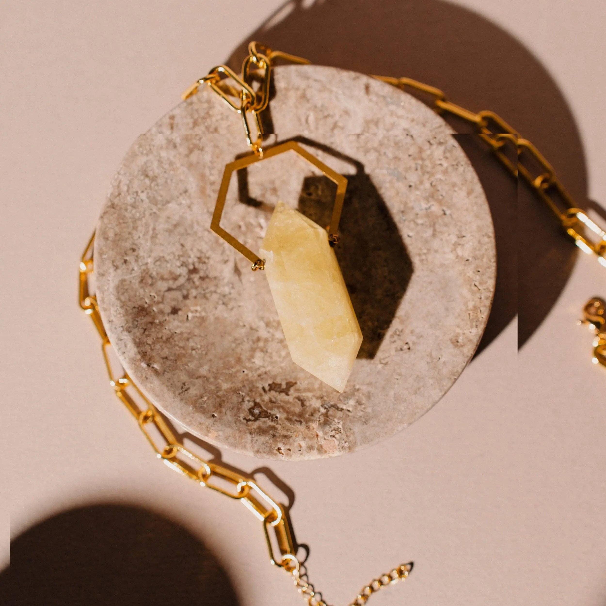 PHOEBE´S - Wholesale Pendant/Charm Necklace - Collar de citrino, joyería de cristal6