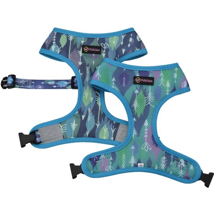 Tribal Reversible Dog Harness for wholesale by Pebblina