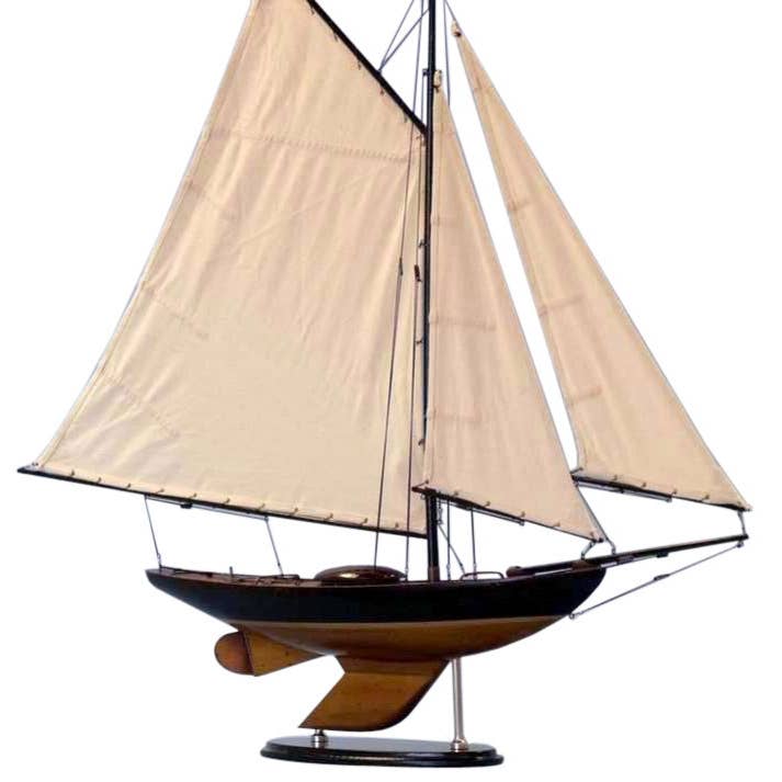 Newport Sloep Decoratie 40" voor wholesale door Hampton Nautical