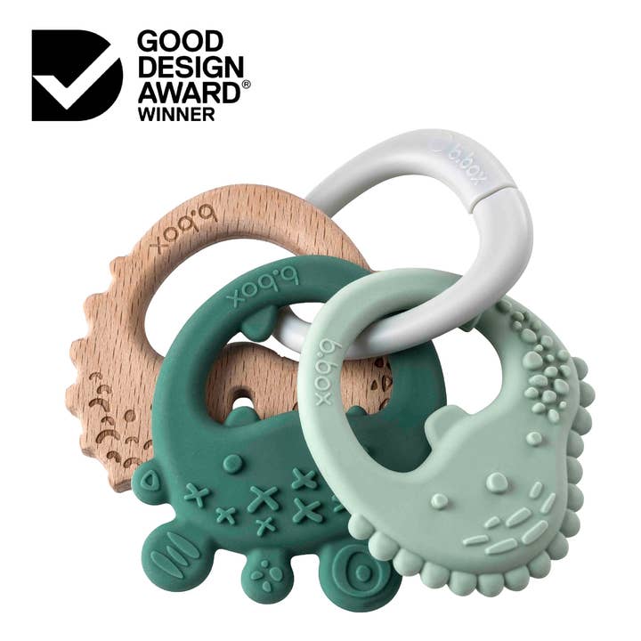 trio teether - sage for wholesale by b.box USA