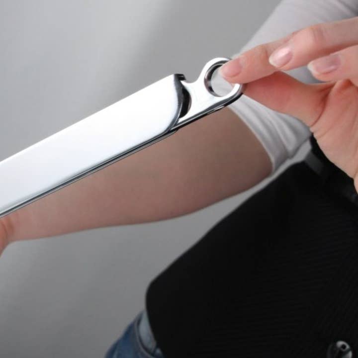 Zenker - Vente Crochets muraux - Crochet pliant gris Fackelmann Tecno3