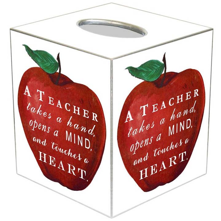 En lærer tager en hånd vævskasse dækning for engroshandel hos Marye-Kelley