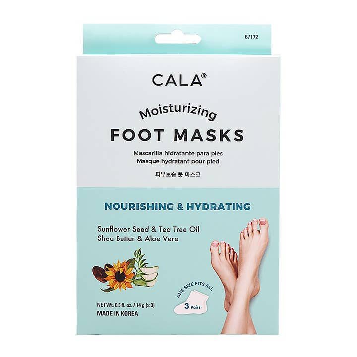 PINEAPPLE Beauty - Wholesale Foot Mask - CALA 67172 3Pairs Moisturizing Foot Mask - 6pc