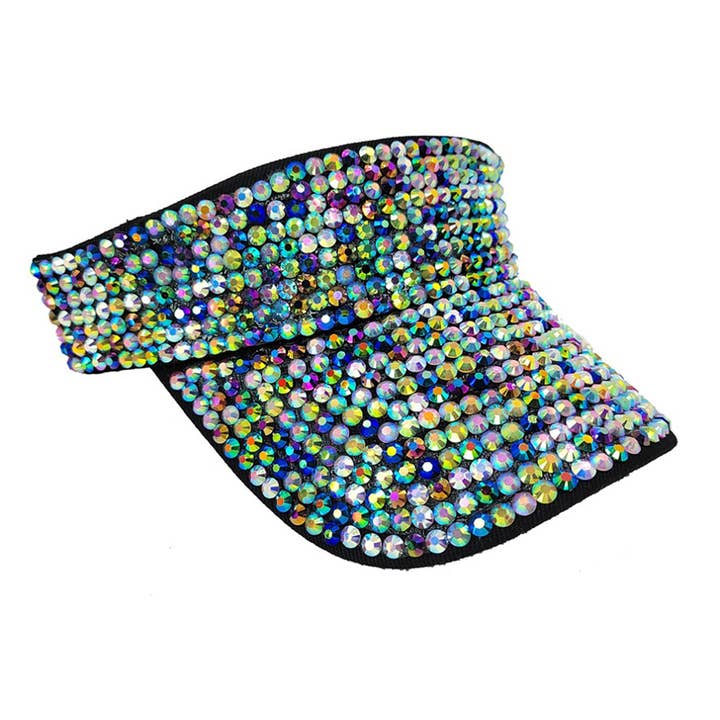 Sensibling Corp. - Wholesale Visor - Women's - Bling Studded Visor Hat5