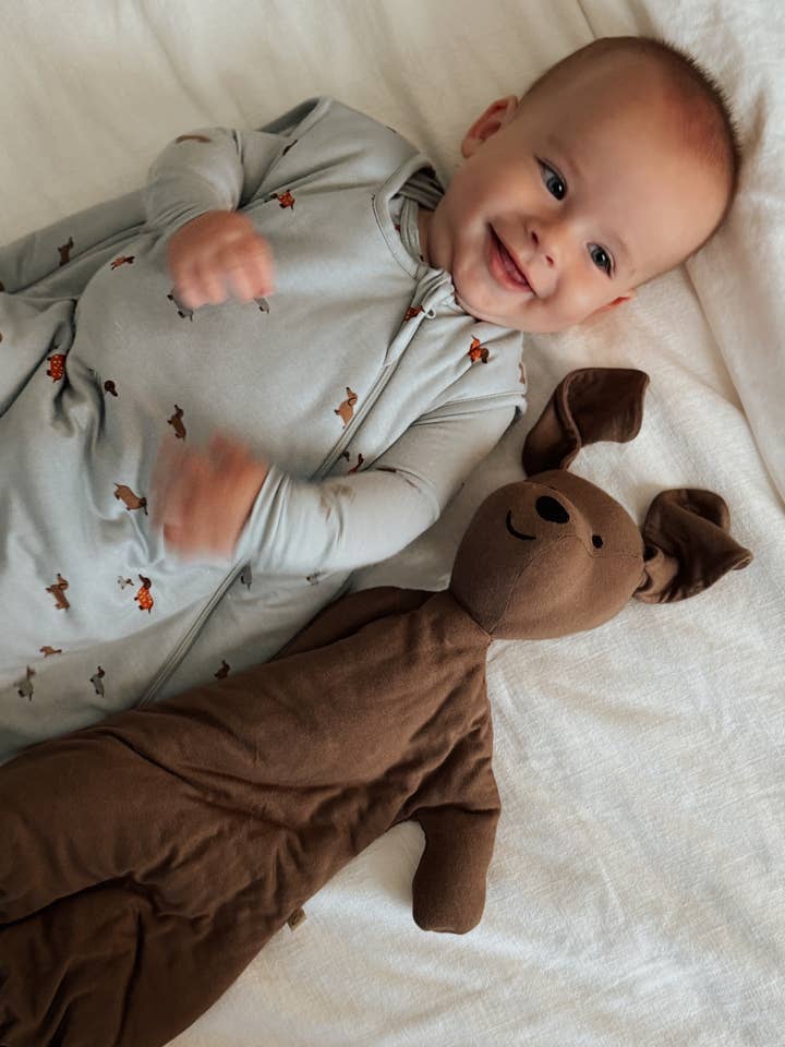 gunamuna - Wholesale Security/Cuddle Blanket - Baby - SS26 LOVEY PUP9