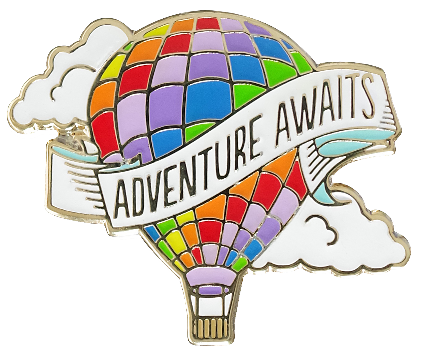 Peter Pauper Press - Wholesale Lapel Pin/Button - Adventure Awaits Enamel Pin0