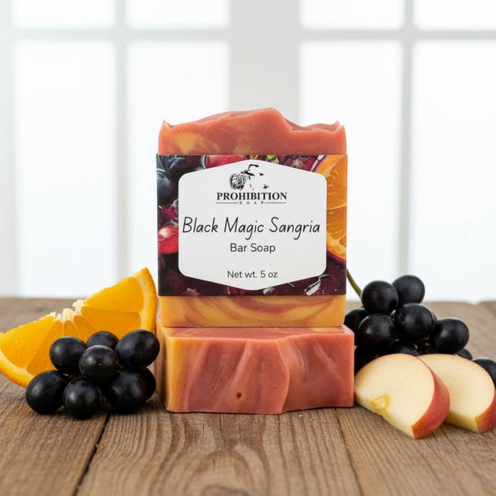 Prohibition Soap - Wholesale Bar Soap - Black Magic Sangria4