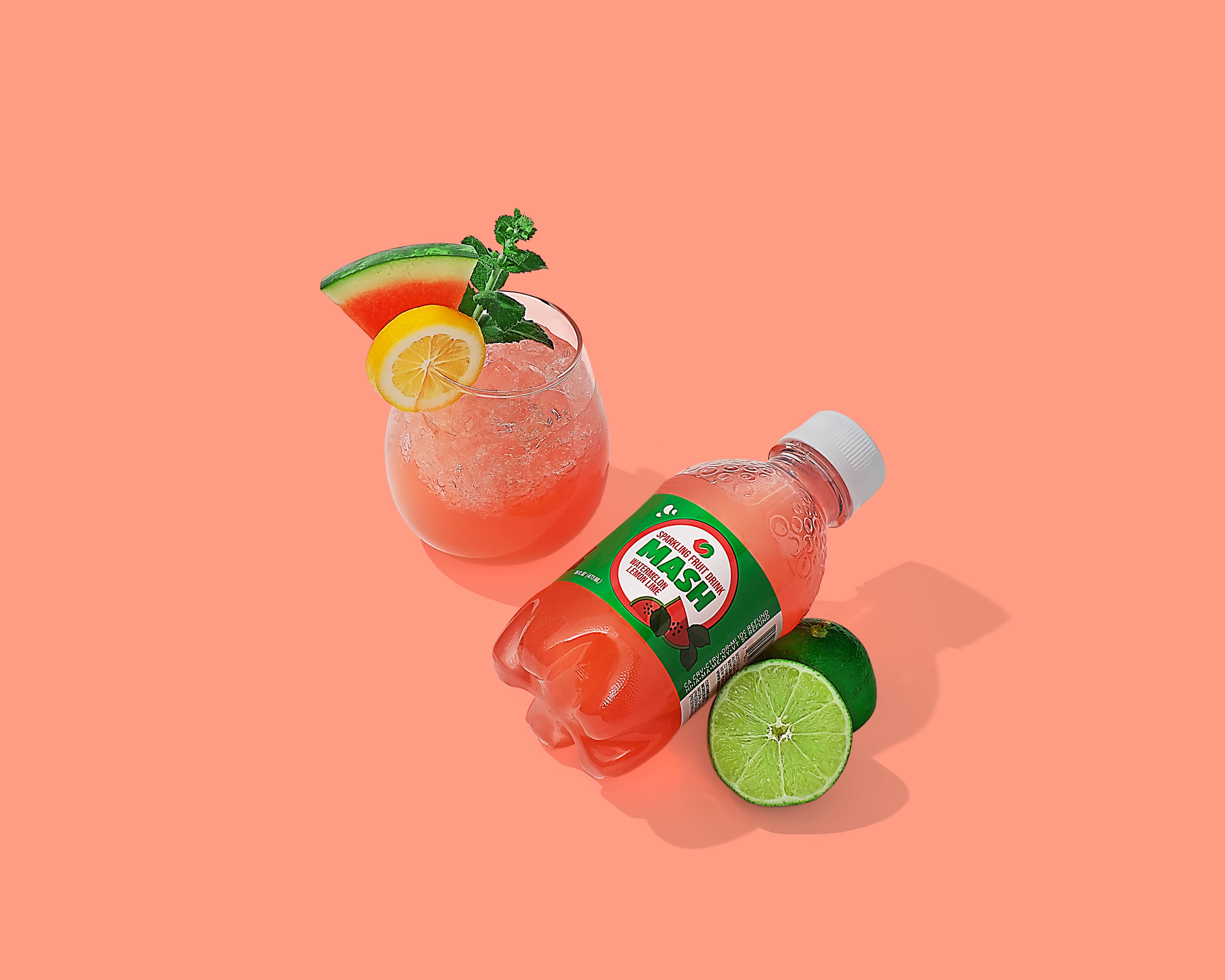 Boylan Bottling Company - Wholesale Sparkling Water - Watermelon Lemon Lime - MASH 16oz 2