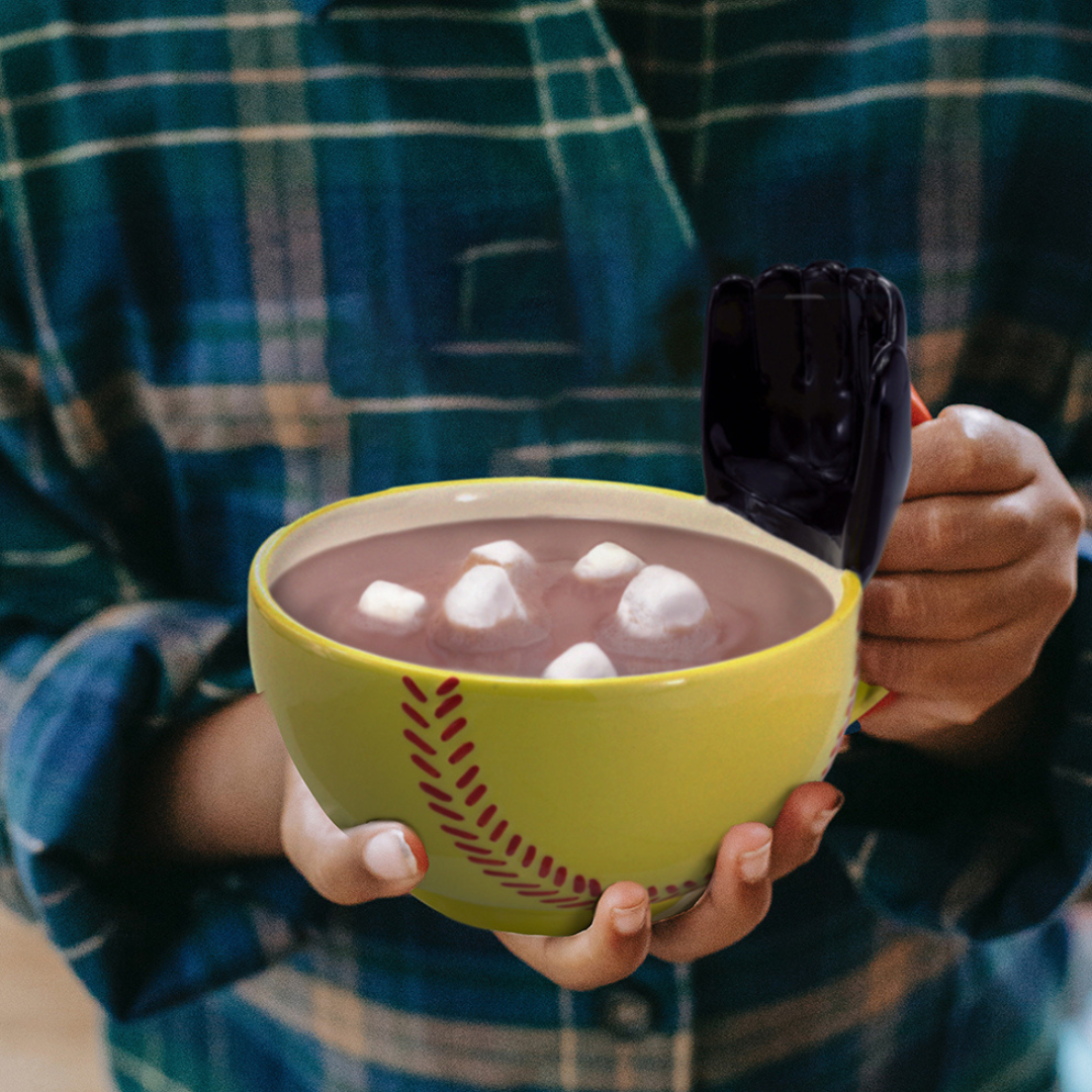 MAX'IS Creations - Wholesale Coffee Mug - The Softball Mug with a Glove - Dishwasher Safe, Ceramic3