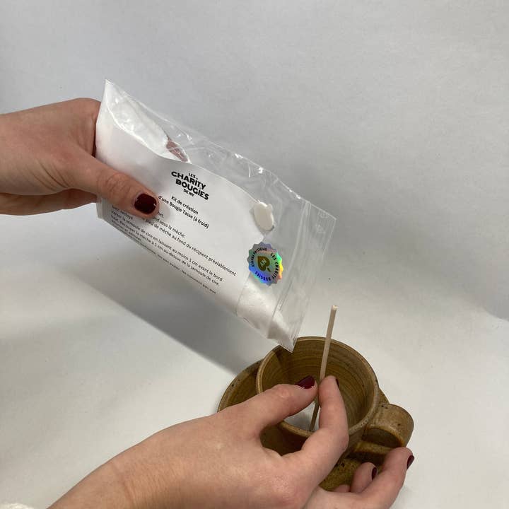 CHARITY BOUGIES DE NY - Wholesale DIY Craft Kit - Kit to create a vintage style candle in a cup3