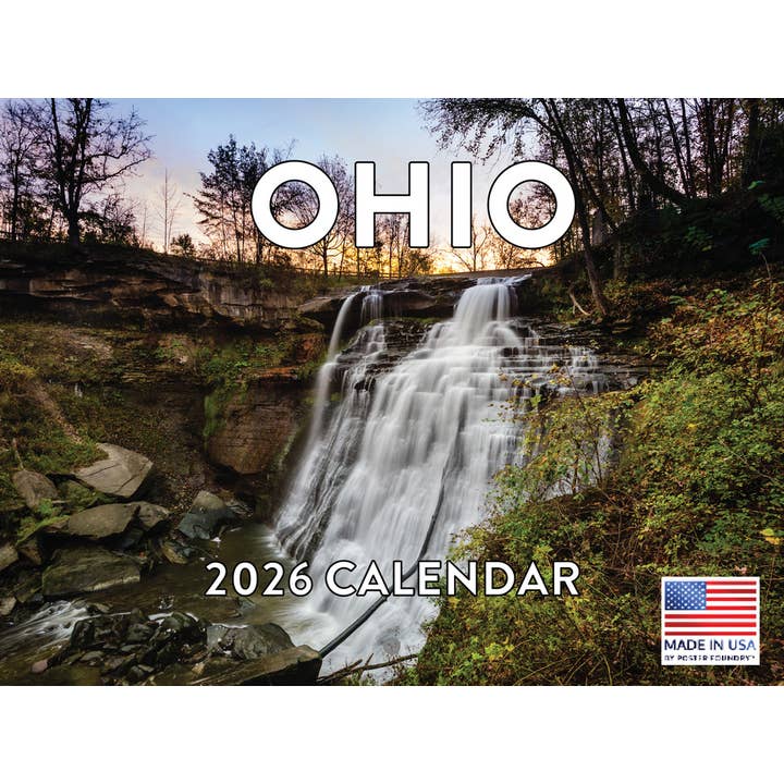 Calendário de Ohio 2026 para Locais por atacado de 2026 Calendars