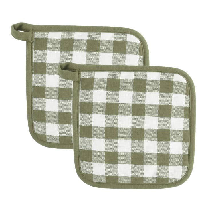 Tiseco - Wholesale Oven Mitt/Pot Holder - Pot holder GINGHAM - SET/2 - 20x20 cm12