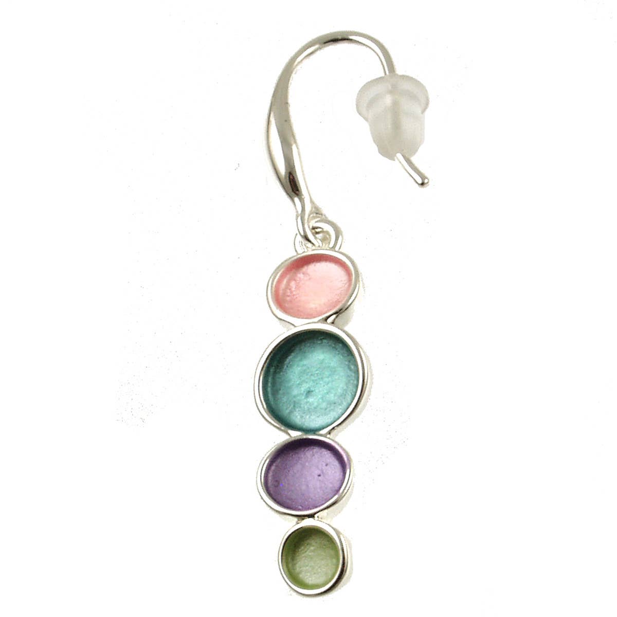 Origin Jewelry - Vente Boucles d'oreilles pendantes - Rangée de points, boucles d'oreilles pendantes, plusieurs couleurs,0