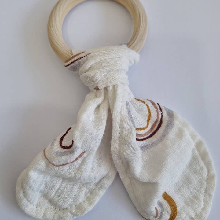 Cotton Socks - Wholesale Teether (Not Clip-On) - Baby - MC-04 Organic Cotton Muslin Teether 16 cm x 8 cm15