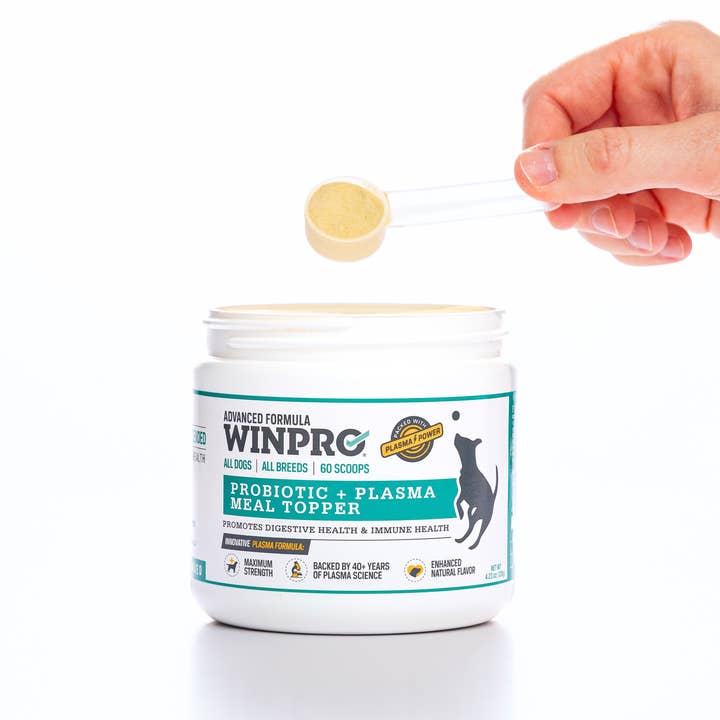 WINPRO Pet - Wholesale Pet Supplement - Dog - Natural Probiotic + Plasma Immune Support Dog Meal Topper7