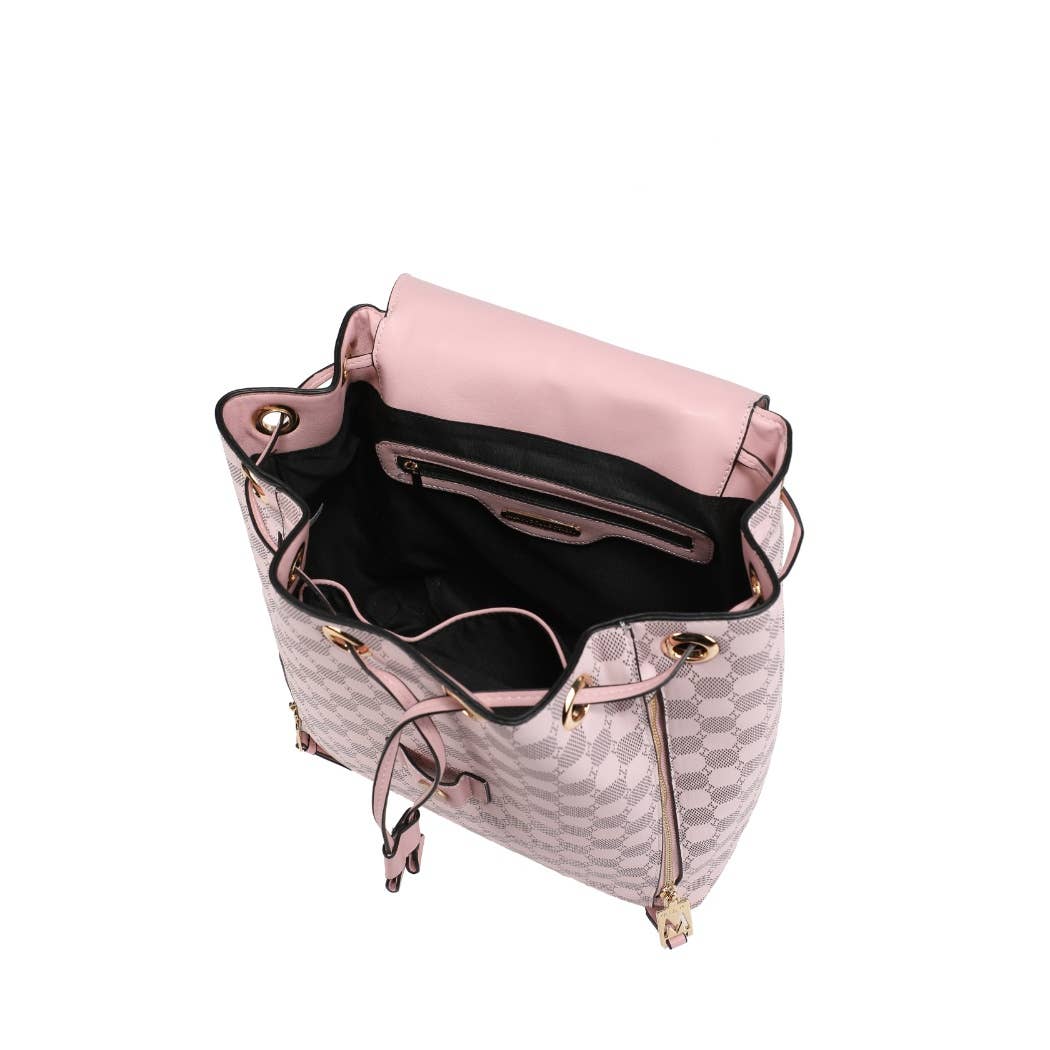 MKF Collection - Vente Sac à dos – femme - Sac à dos imprimé circulaire Kimberly MKF Sac à main de voyage10