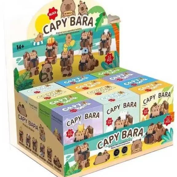 Z-E3.5 TOY2553-035 Bausteine Capybara - 12p für den Großhandel von Menga Trading