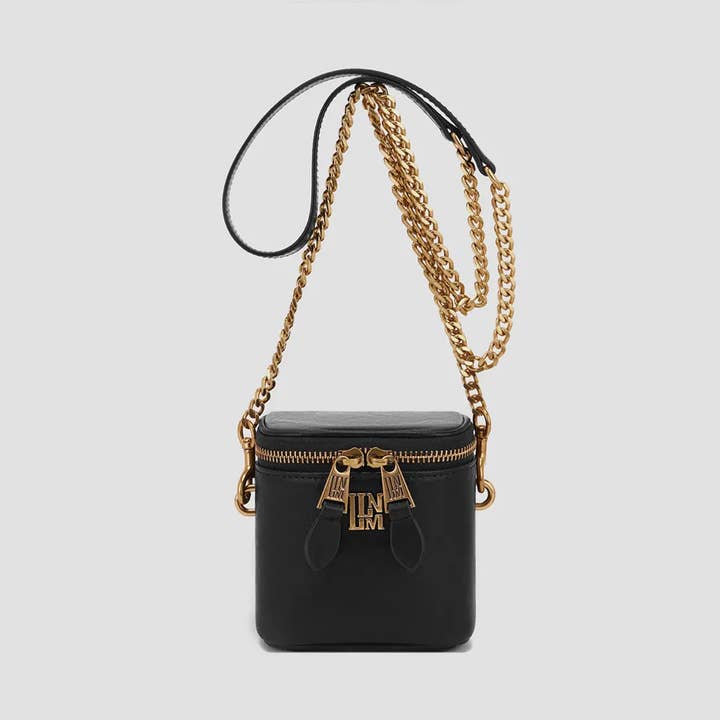 BUBBLE CHAINBOX - MINI LEATHER CHAIN STRAP CROSSBODY for wholesale by llnllm