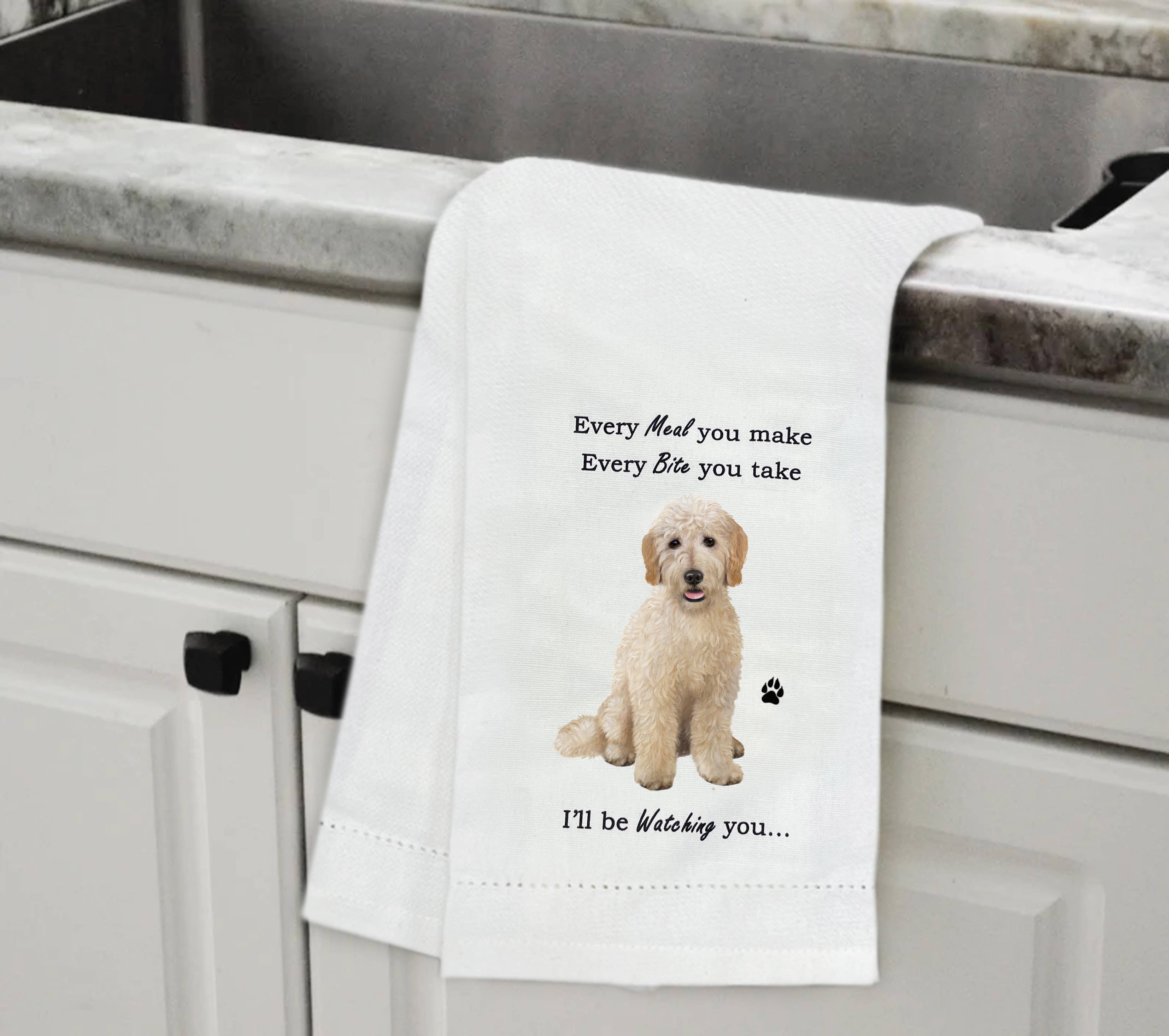 E&S Pets - Wholesale Theedoek - Goldendoodle keukenhanddoek2