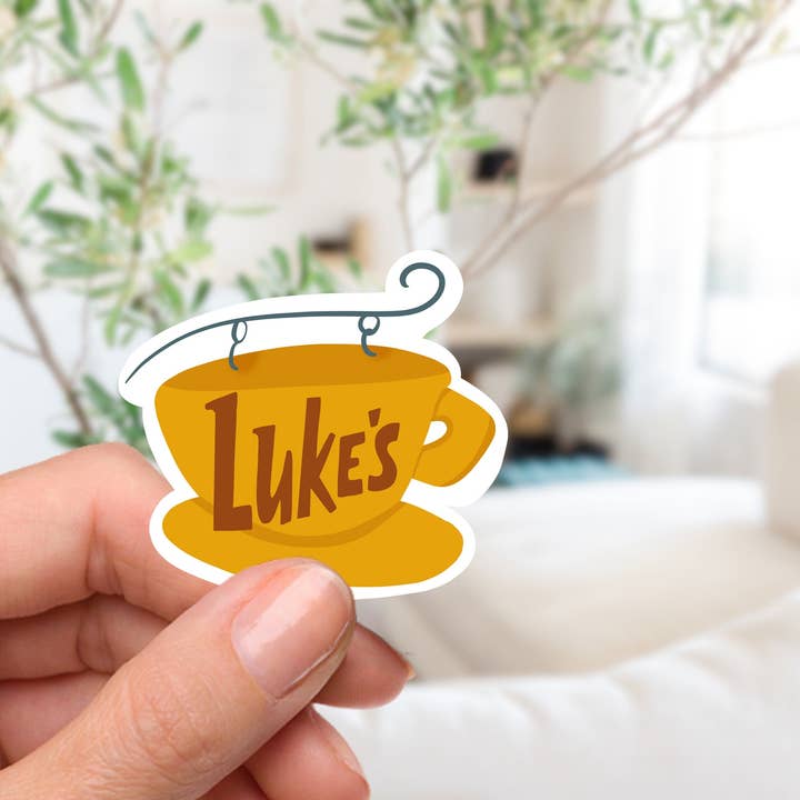 Couch McDoodles – Engroshandel Klistermærke – Luke's Diner, Gilmore Girls Klistermærke