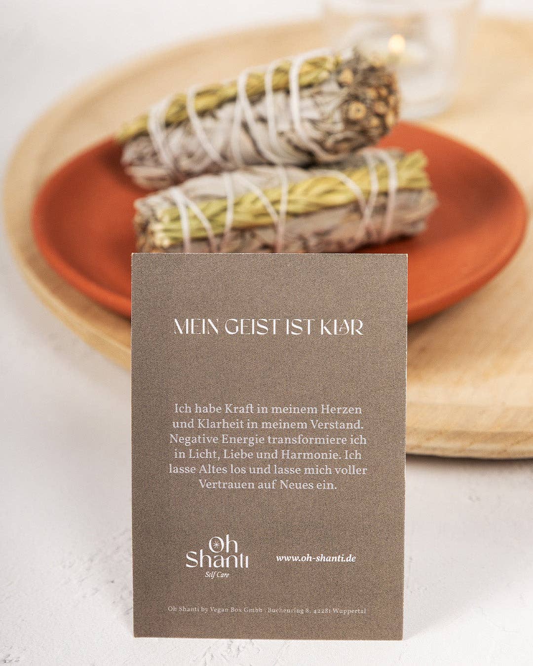 Oh Shanti - Vente Bâton de sauge - Fagot de fumigation Sauge blanche & Herbe douce4