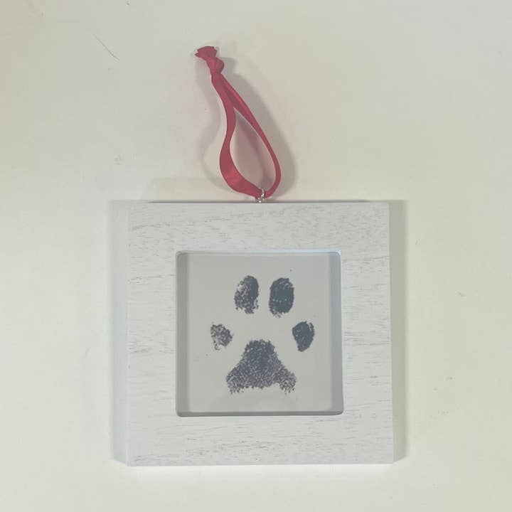Pet Paw Print Christmas Ornament Frame Kit for wholesale by Midlee Designs
