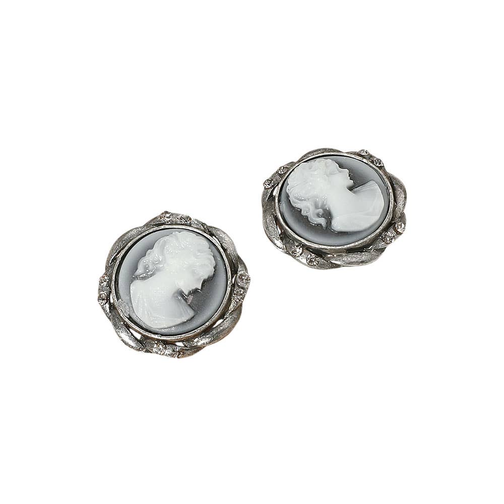 Sensibling Corp. - Wholesale Stud/Post Earrings - Vintage Cameo Stud Earrings12
