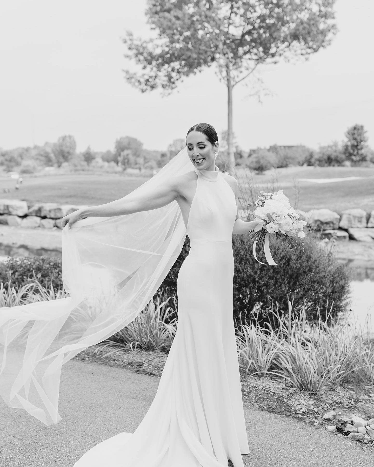 Ruffled Rose Veils - Vente Voile – femme - Voile de chapelle souple (85 pouces)8