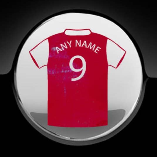 WinsterCreations™ - Wholesale Sticker - Personalised Football T-Shirt Fuel Cap Cover Car Sticker9