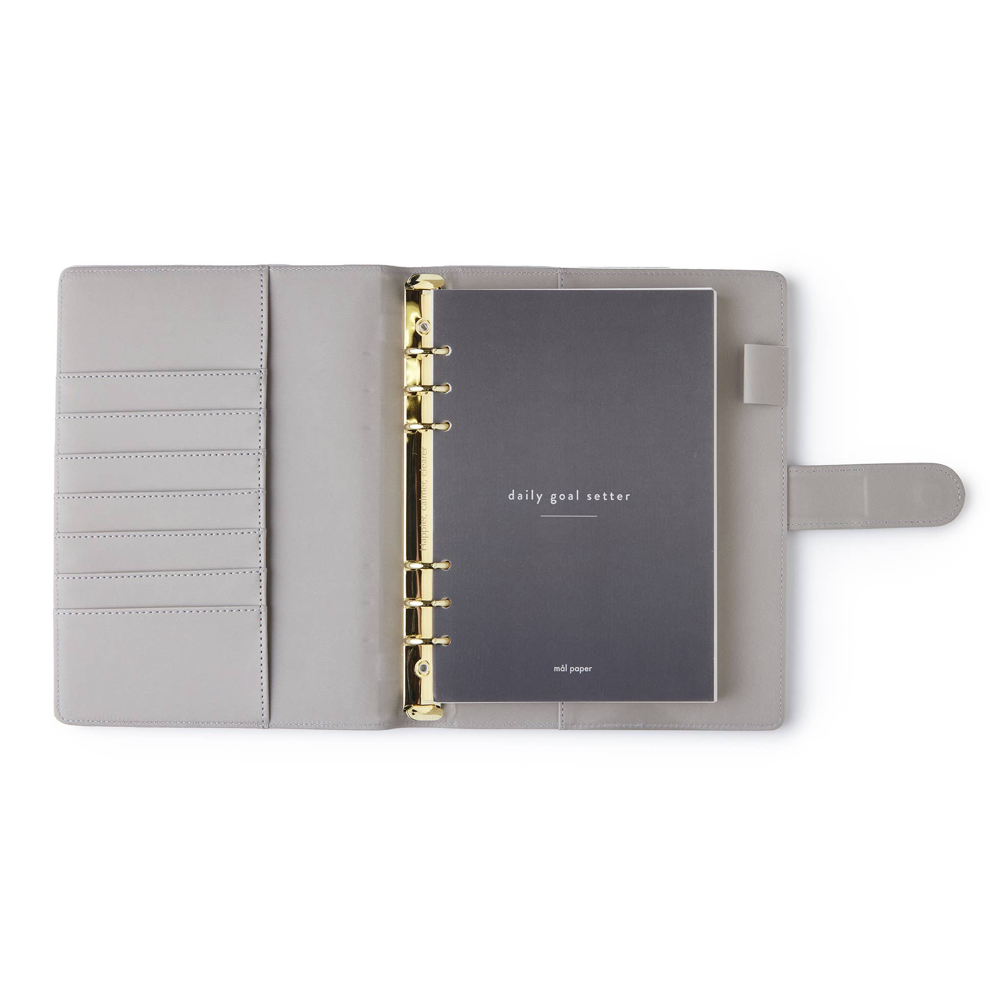 Mål Paper - Vendita all'ingrosso Copertina diario - Copertina agenda grigia per agenda 2024/25 - Organizzatore personale A54