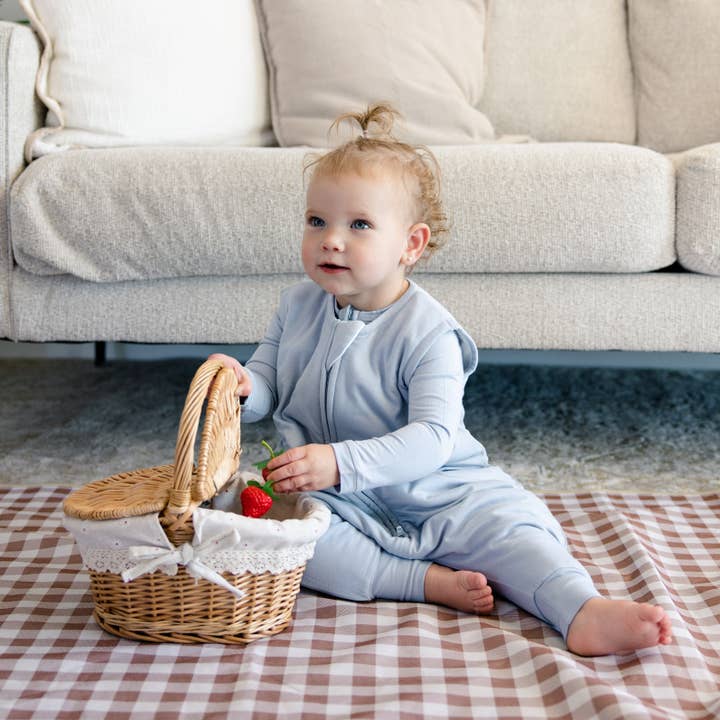 Sleep Sack Walker in Stone for wholesale by Larkspur Baby