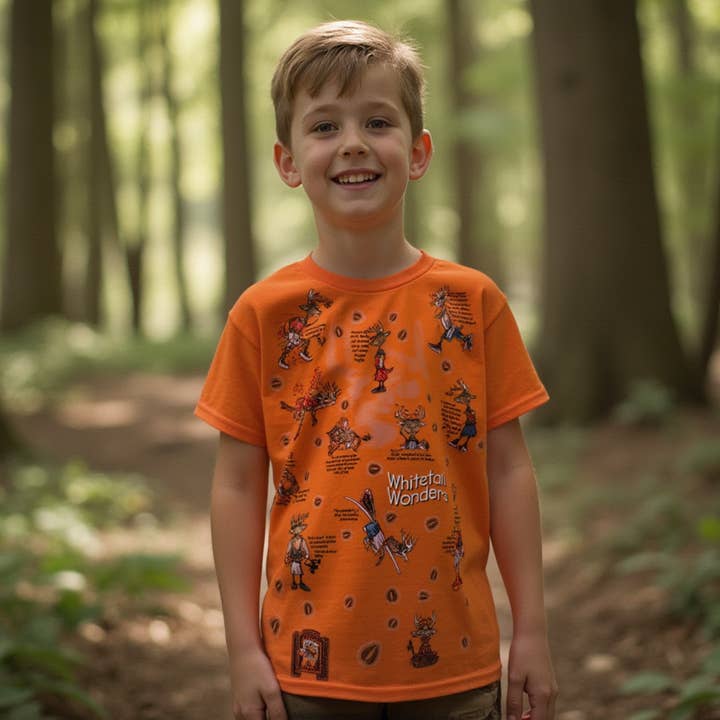 Art Unlimited - Wholesale Screen Printed T-Shirt - Kids - Whitetail Wonders