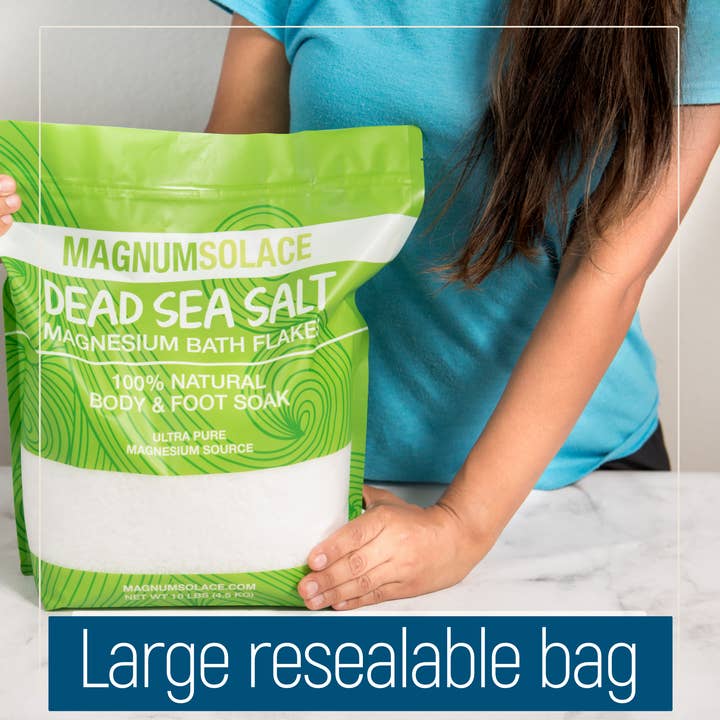 Magnum Solace - Wholesale Bath Salts - Magnesium Bath Flakes, Dead Sea Bath Salts, Bath Soak