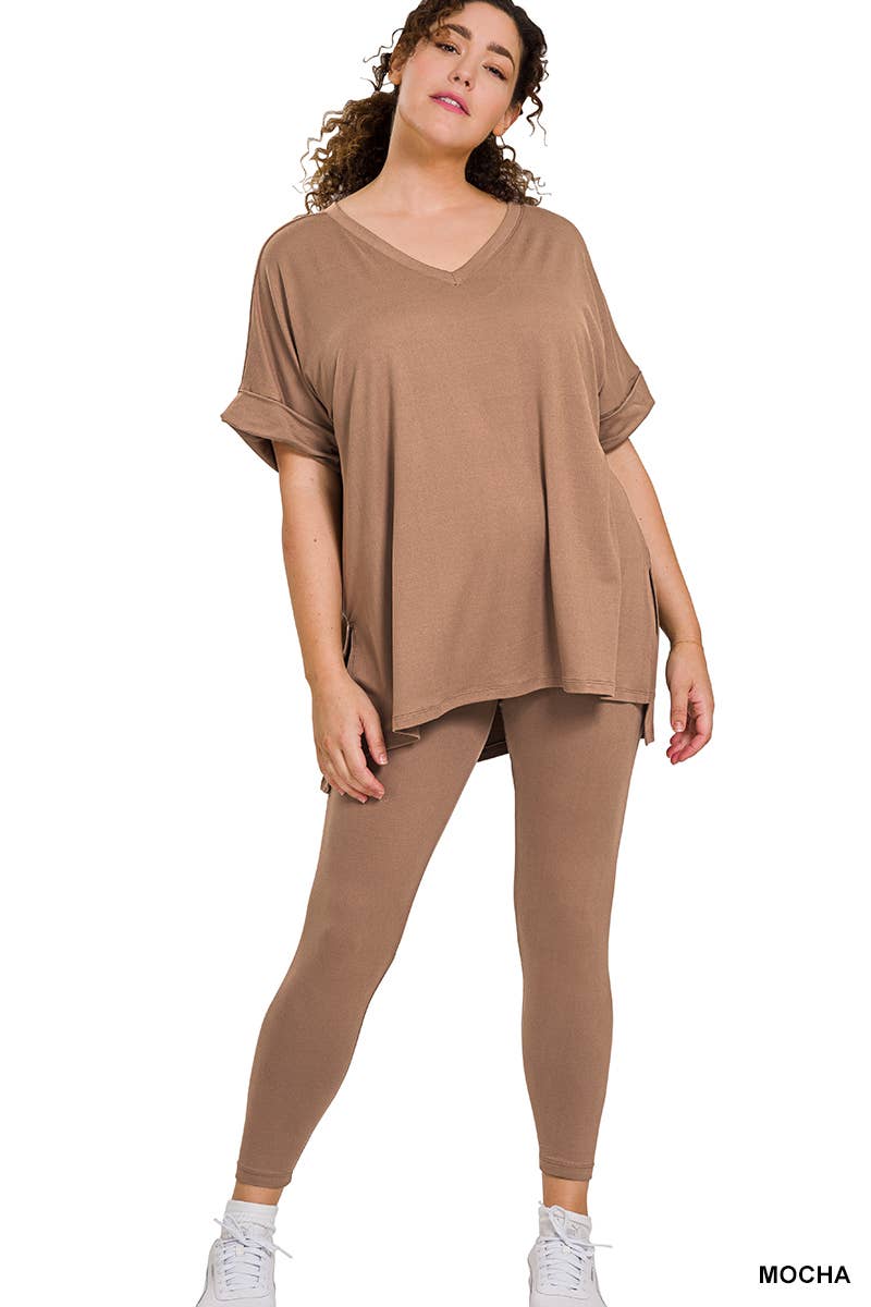 42POPS - Wholesale Lounge Set - Women's - `.Plus Microfiber Lounge Wear 2 Pc Set80