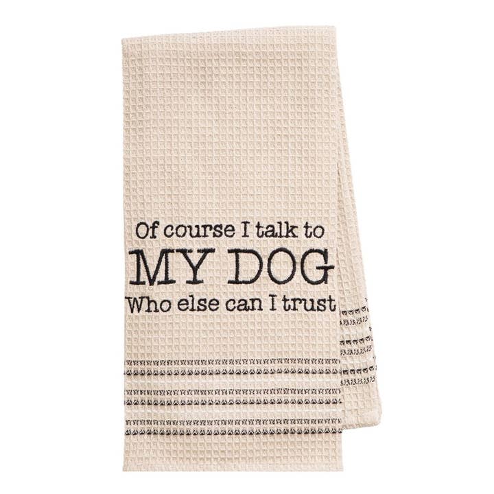 MY DOG WAFFLE-WEAVE DISHTOWEL (Set of 2) MH-155 and other Purchase Wholesale pet towel. Free Returns & Net 60 Terms on Faire trending on Faire.