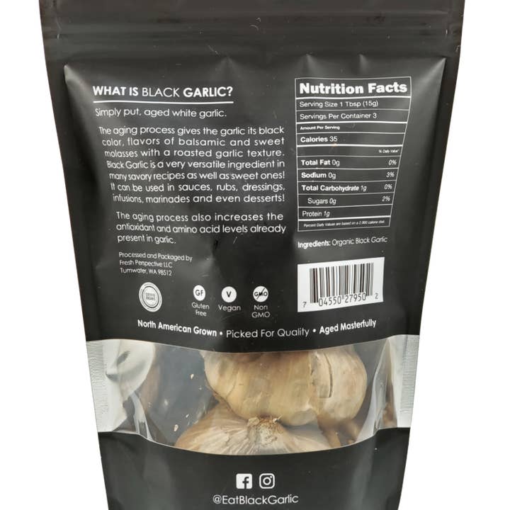 Fresh Perspective - Wholesale Dried Spice - Black Garlic - Organic (3.75oz)1