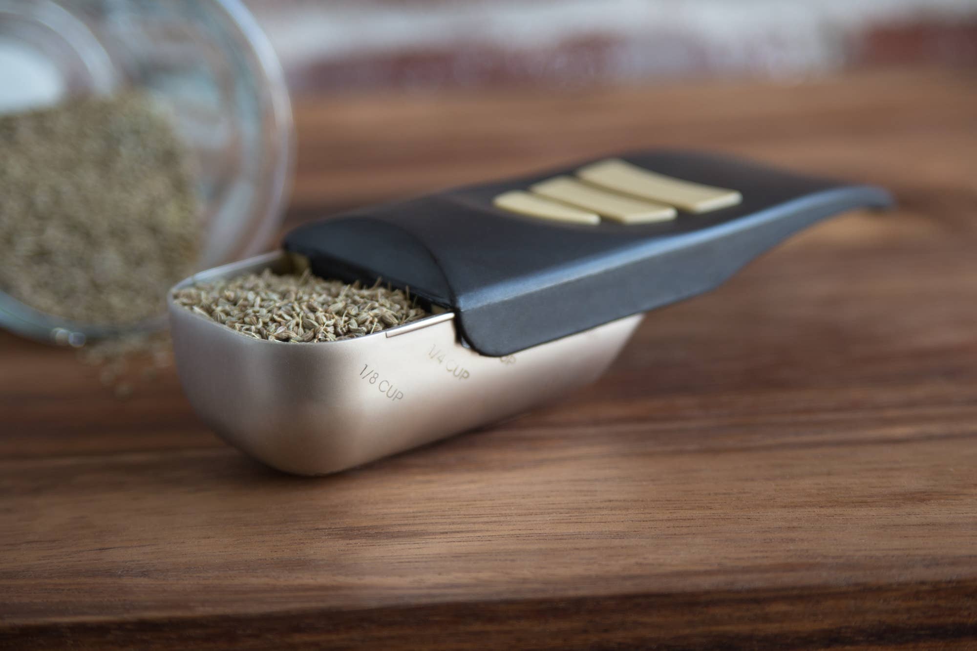 Fox Run Brands - Wholesale Maatbeker - KitchenArt Pro Adjust-A-Scoop voor 1/2 kop, satijn, 7 „x 2,5"1