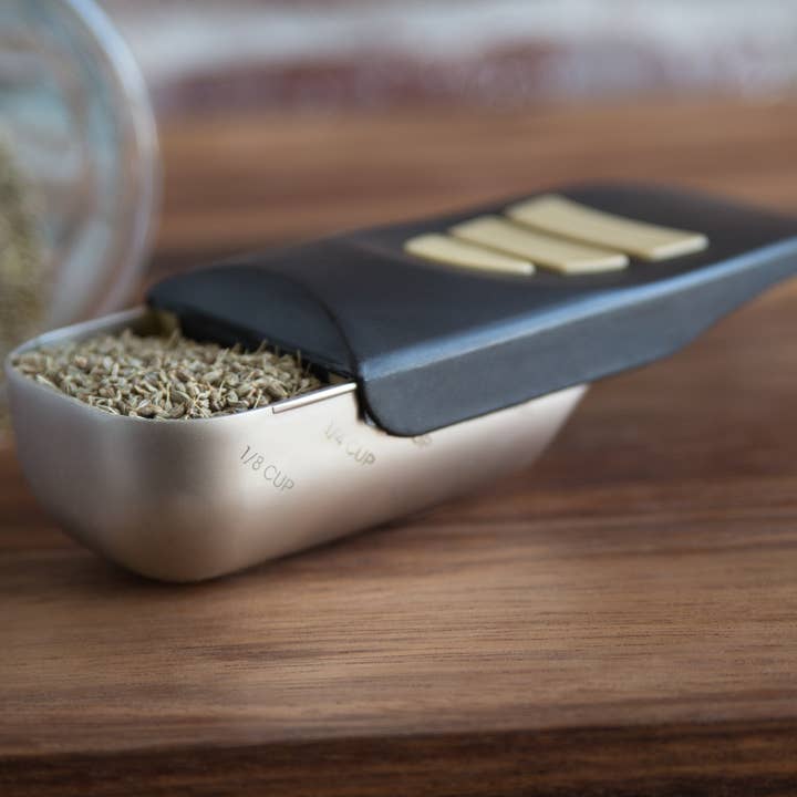 Fox Run Brands - Wholesale Maatbeker - KitchenArt Pro Adjust-A-Scoop voor 1/2 kop, satijn, 7 „x 2,5"1