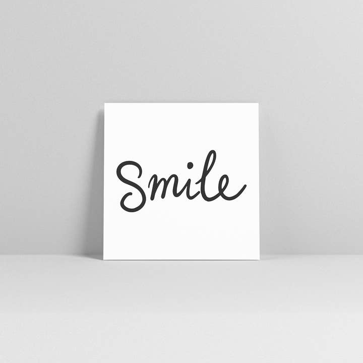 Fünf vor Zehn - Wholesale Stationery/Notecard Set - little note smile4