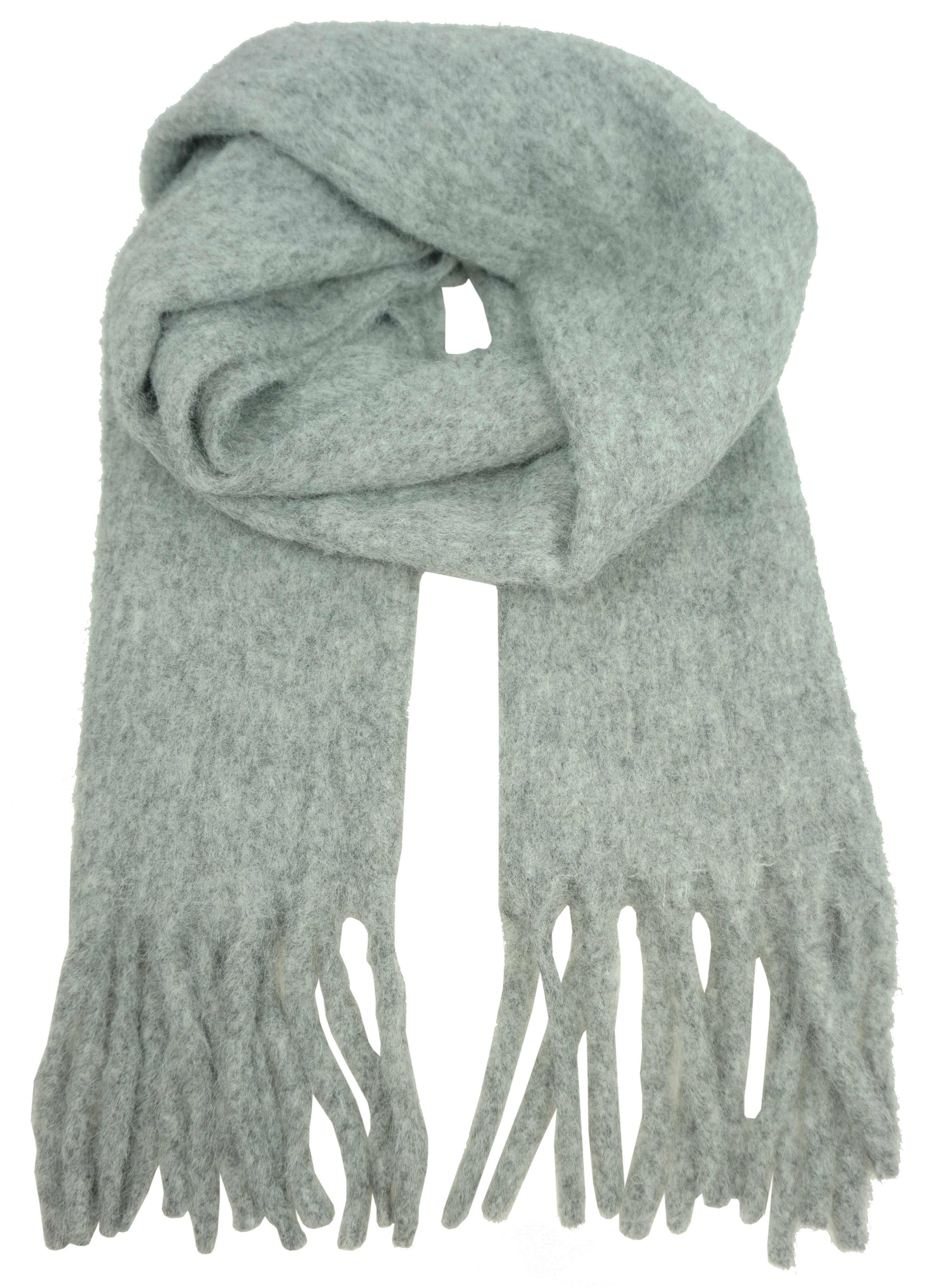 Anais - Wholesale Scarf - Women's - Thick wool scarf with fringes YF66352