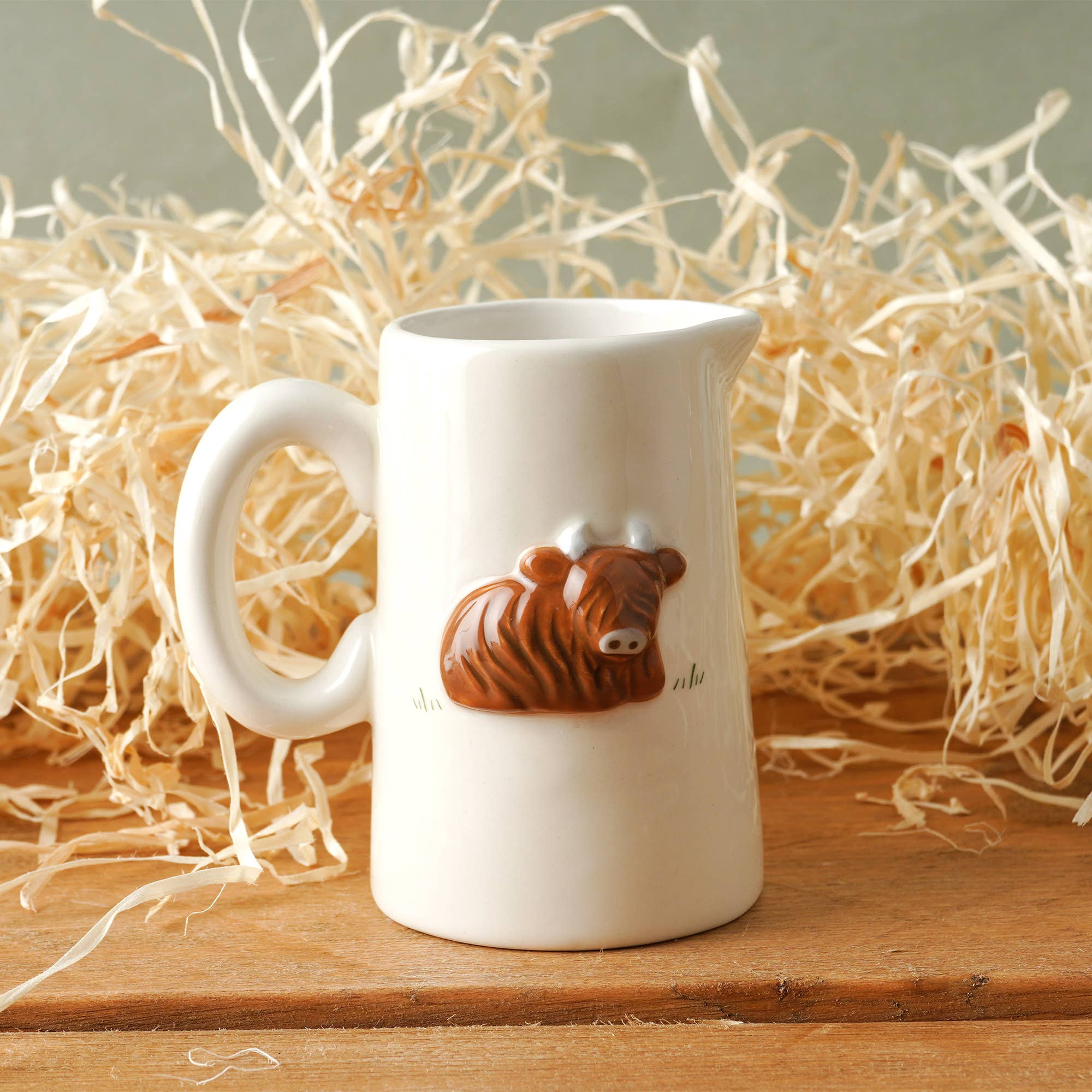 CGB Giftware - Wholesale Jug - Bramble Farm Highland Cow Milk Jug in Gift Box0
