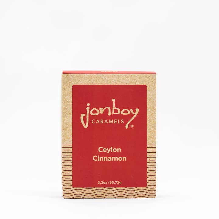 Ceylon Cinnamon- 3.2 oz. Box for wholesale by Jonboy Caramels