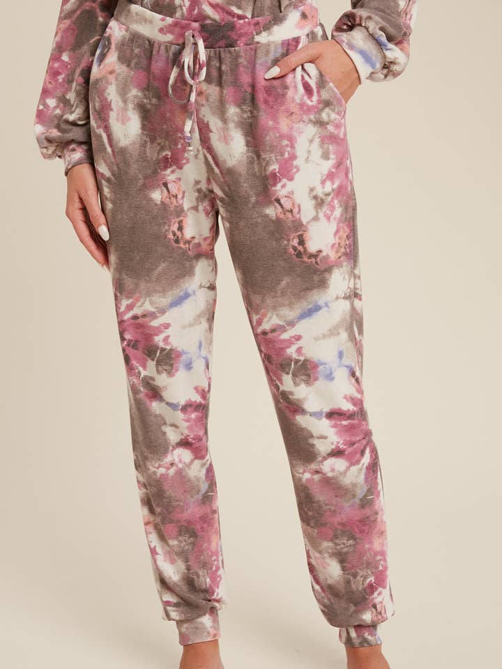 Bluivy - Wholesale Lounge Sweatpants/Joggers - Women's - TIE-DYE JOGGER PANTS