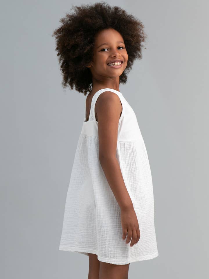 Bambula wijde jurk voor wholesale door Miralindo